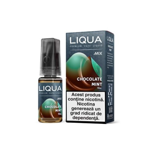 Lichid pentru tigara electronica  Liqua Mix 10 ml - Chocolate mint