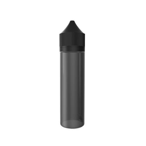 Sticla plastic 60ml - Negru transparent 