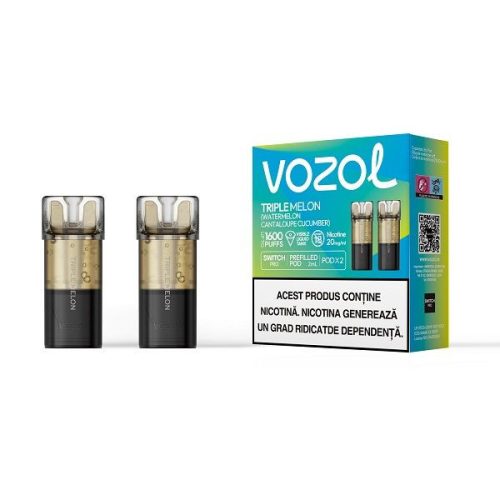 Set 2 cartuse Vozol Switch Pro 800 - Triple Melon