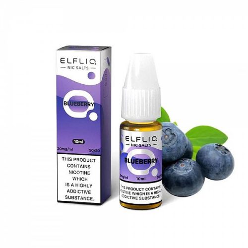 Lichid pentru tigara electronica  Elf Bar Elfliq - Salt 20mg 10ml - Blueberry
