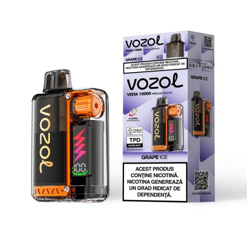 KIT Vozol VISTA 10000 puff PLUG GRAPE ICE