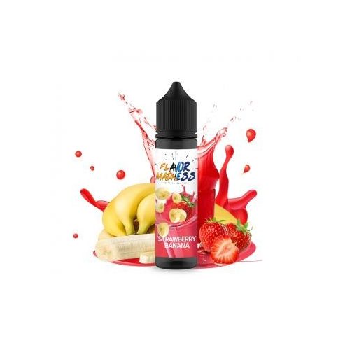Lichid Flavor Madness  Strawberry Banana 50 ml-0% nicotina