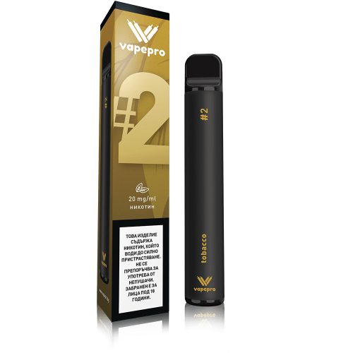 Kit Vapepro unica folosinta 800 pufuri - Premium Tobacco #2