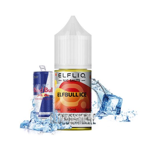 Lichid pentru tigara electronica  Elf Bar Elfliq - Salt 20mg 10ml - Elfbull Ice 