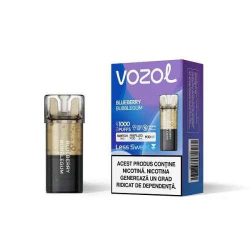  Cartus Vozol Switch Pro 1000 pufuri 20mg - Blueberry Bubblegum