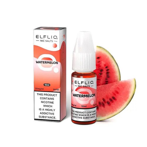 Lichid pentru tigara electronica  Elf Bar Elfliq - Salt 20mg 10ml - Watermelon