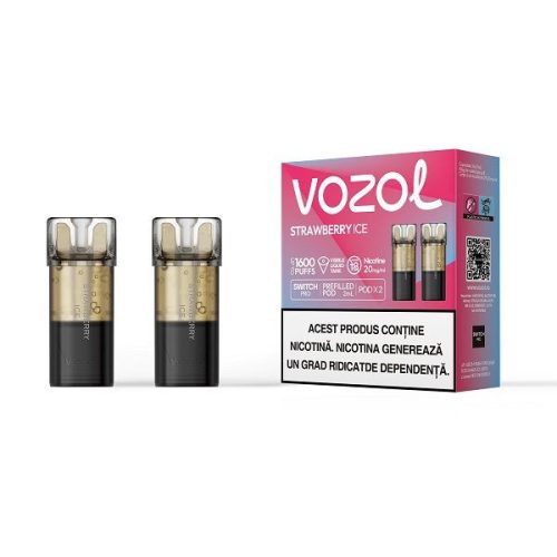 Set 2 cartuse Vozol Switch Pro 800 - Strawberry Ice