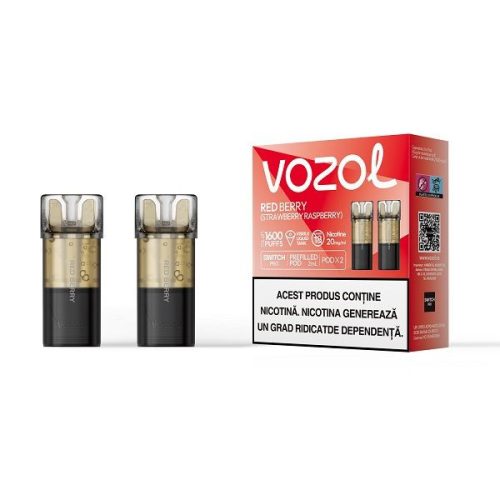 Set 2 cartuse Vozol Switch Pro 800 - Red Berry