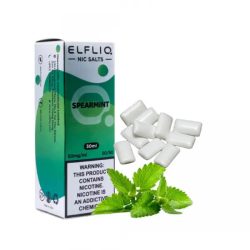   Lichid pentru tigara electronica  Elf Bar Elfliq - Salt 20mg 10ml - Spearmint