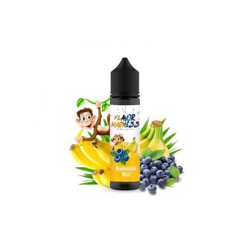 Lichid Flavor Madness  Banana Blu 50 ml-0% nicotina
